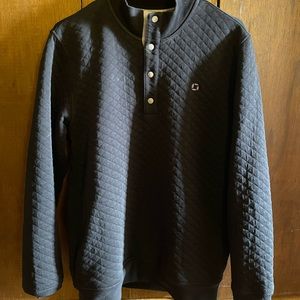 Chase Bank Lands End Quilted Pullover